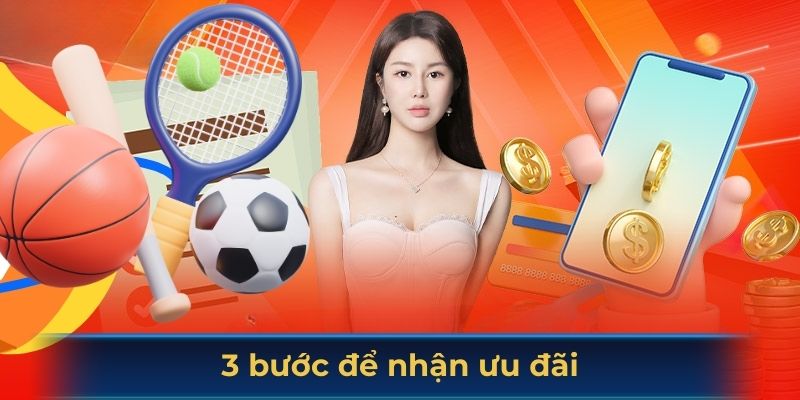 3 bước để nhận ưu đãi từ sảnh thể thao